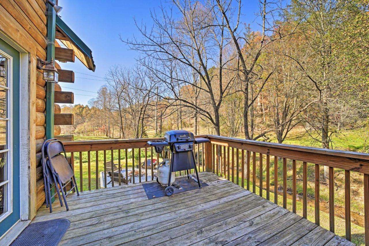 Creekside Bryson City Cabin With Private Hot Tub Villa Eksteriør billede