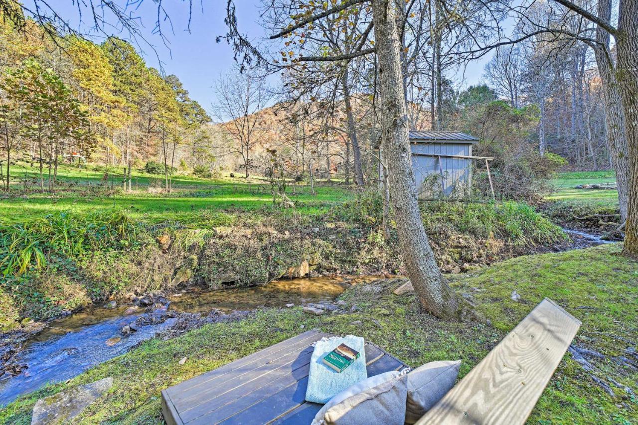 Creekside Bryson City Cabin With Private Hot Tub Villa Eksteriør billede