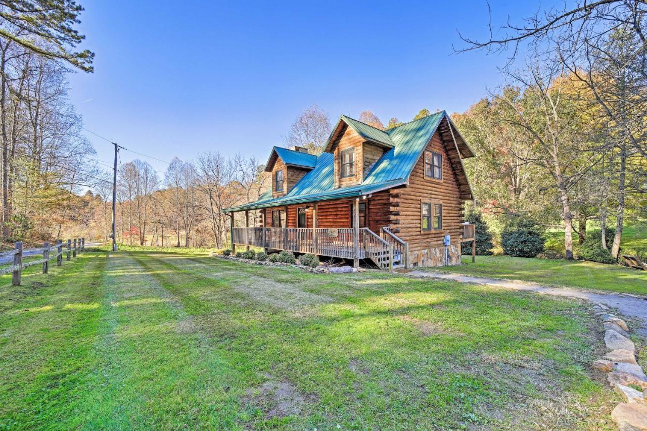 Creekside Bryson City Cabin With Private Hot Tub Villa Eksteriør billede