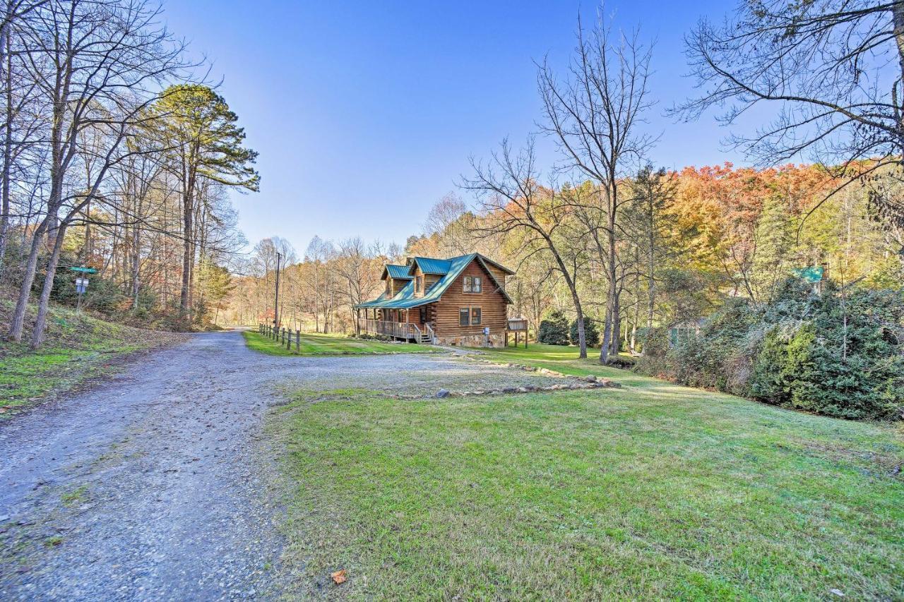 Creekside Bryson City Cabin With Private Hot Tub Villa Eksteriør billede